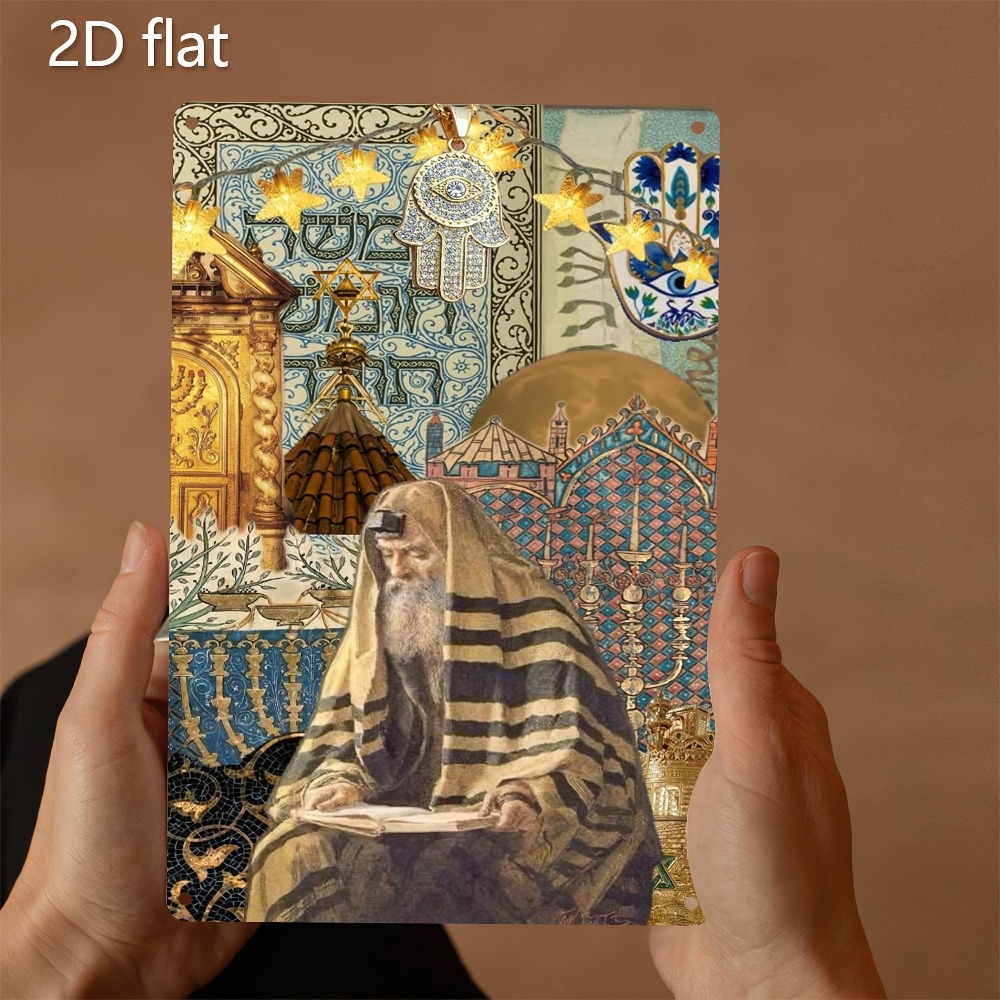 Home Decor - لوحة جدارية معدنية مقاومة للماء من