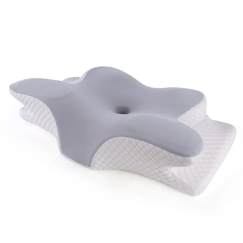 Memory Foam Orthopedic Pillow Neck Pain - الوسائد رغوة الذاكرة فراشة على شكل