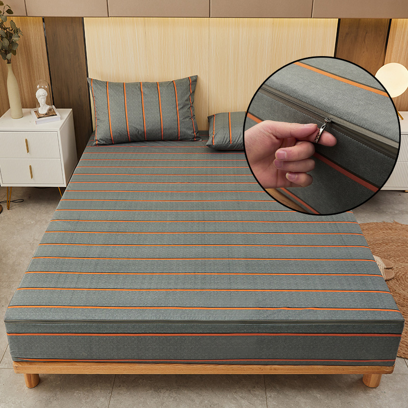 Waterproof Mattress Protector Breathable - مطبوعة غطاء مرتبة مقاوم للماء مع