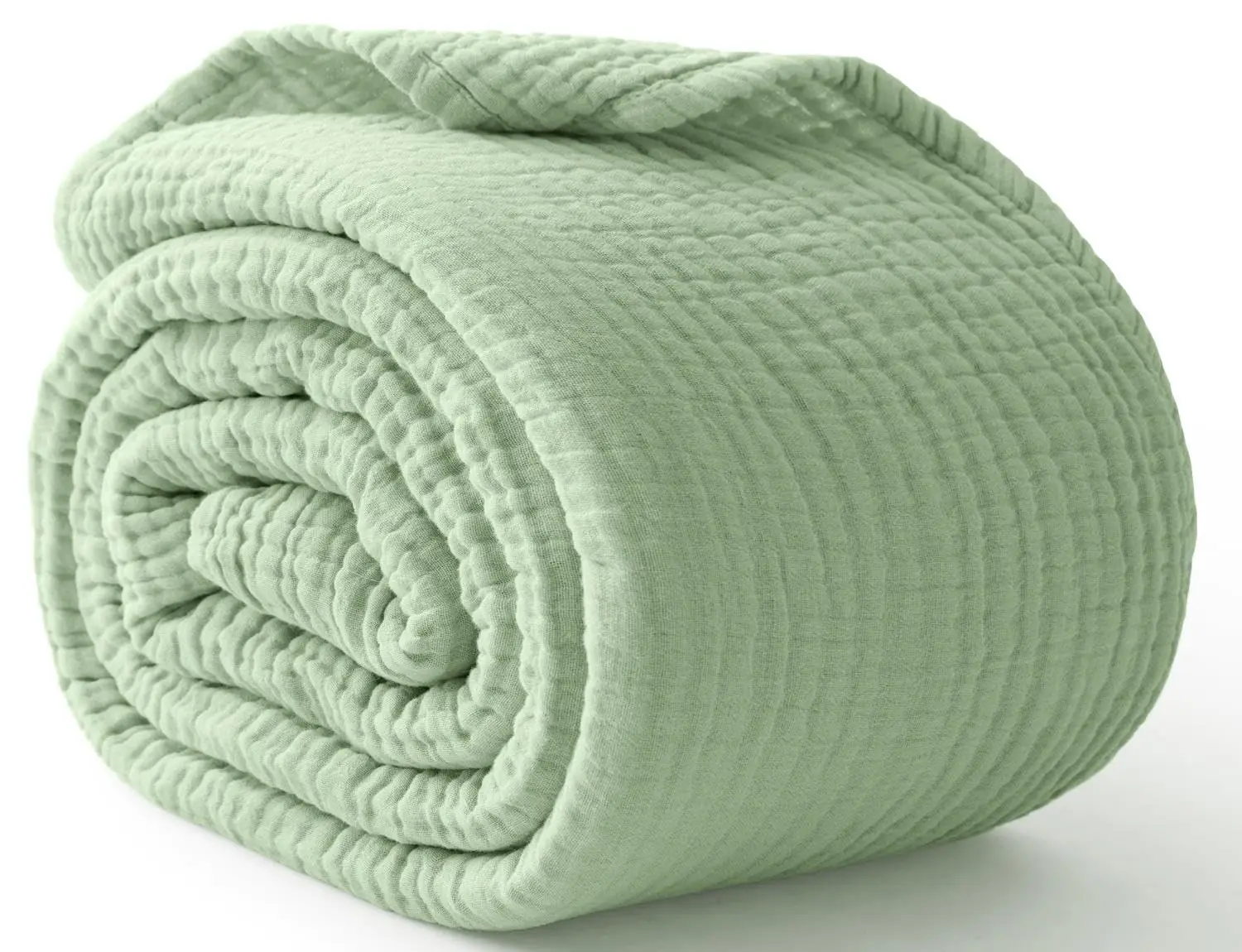 Muslin Cotton Bedspread - بطانية سرير من القطن 100%، بطانية
