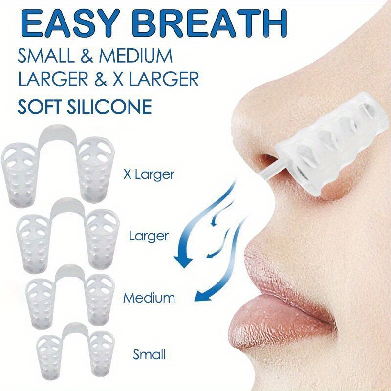 Anti Snore Contour Pillow - 8 قطعة/المجموعة مكافحة الشخير موسع الأنف