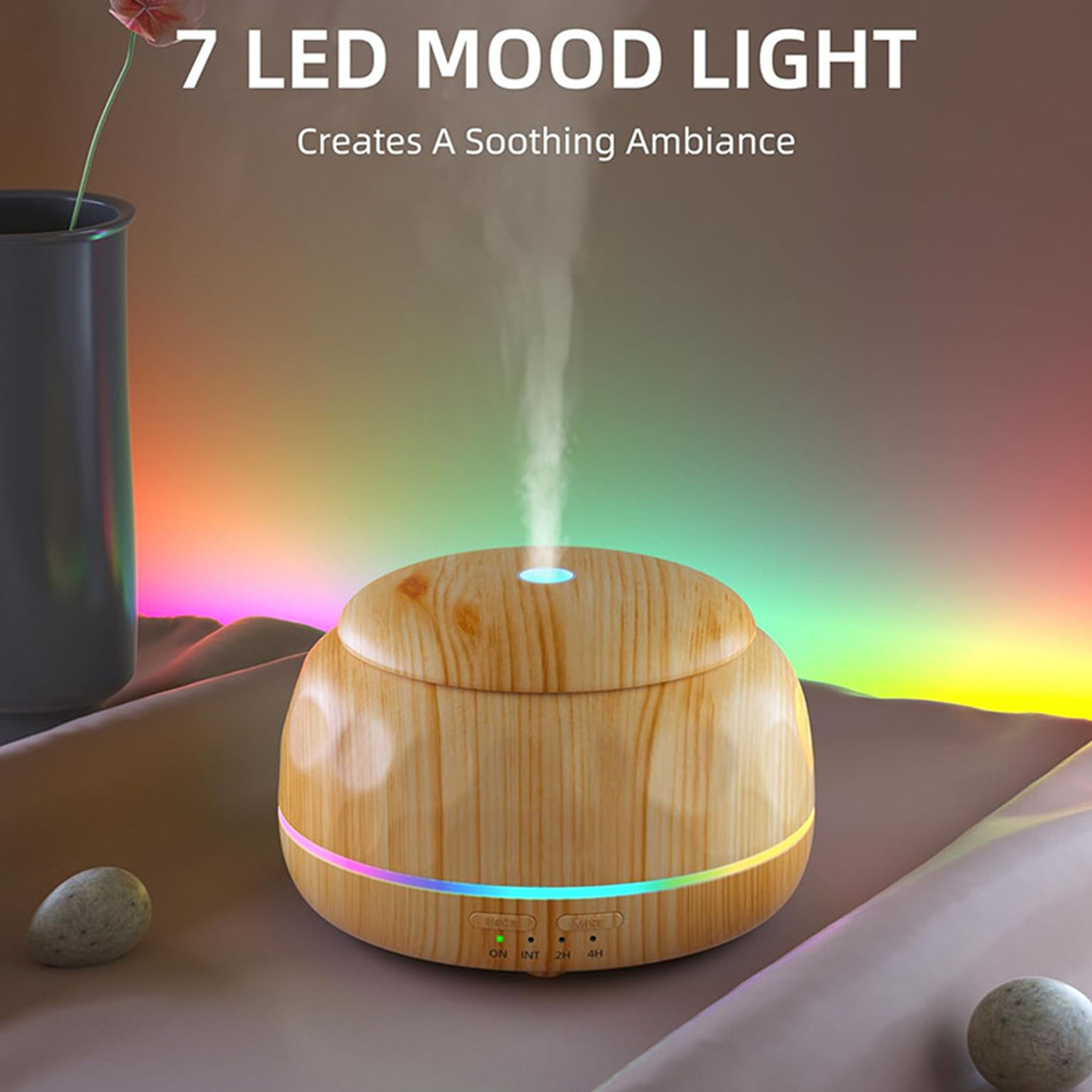 Lighting - جهاز نشر الزيوت العطرية ومرطب الهواء