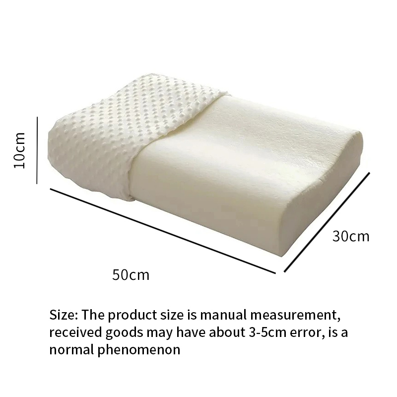 وسادة قطنية الذاكرة للنوم وساد - مراجعة Memory Foam Orthopedic Pillow Neck Pain وسعره