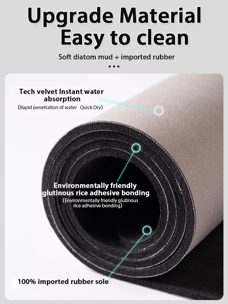 الشمال هندسية دياتوميت حمام حص - مراجعة Quick Dry Diatomite Bath Mat وسعره
