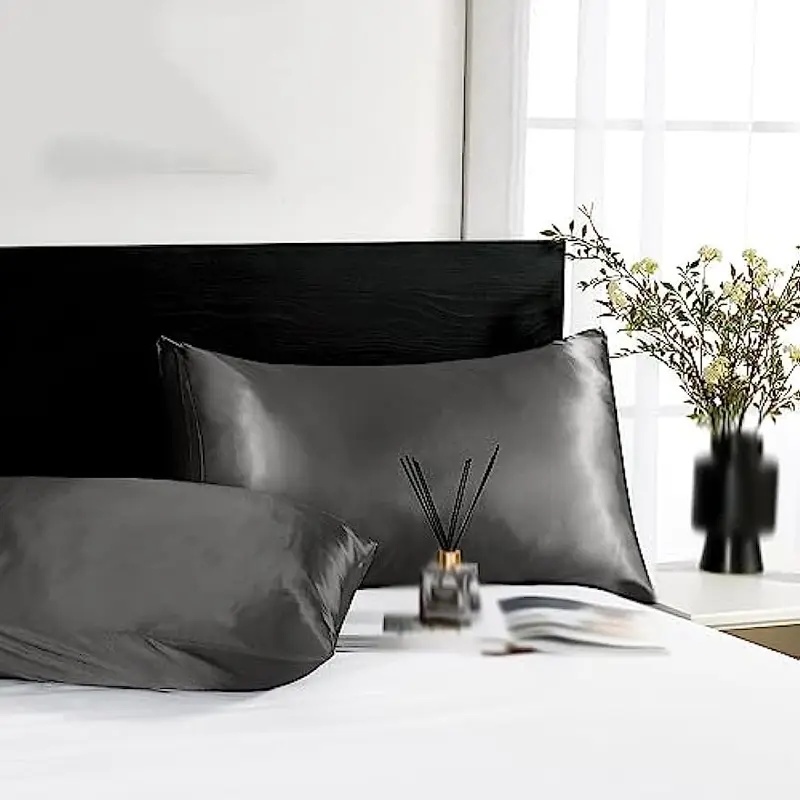 غطاء وسادة من الساتان الحريري  - مراجعة Satin Silk Pillowcase Hair Skin وسعره