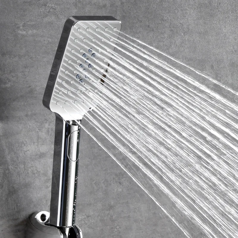 رأس دش محمول عالي الضغط مع زر  - مراجعة High Pressure Shower Head Handheld وسعره