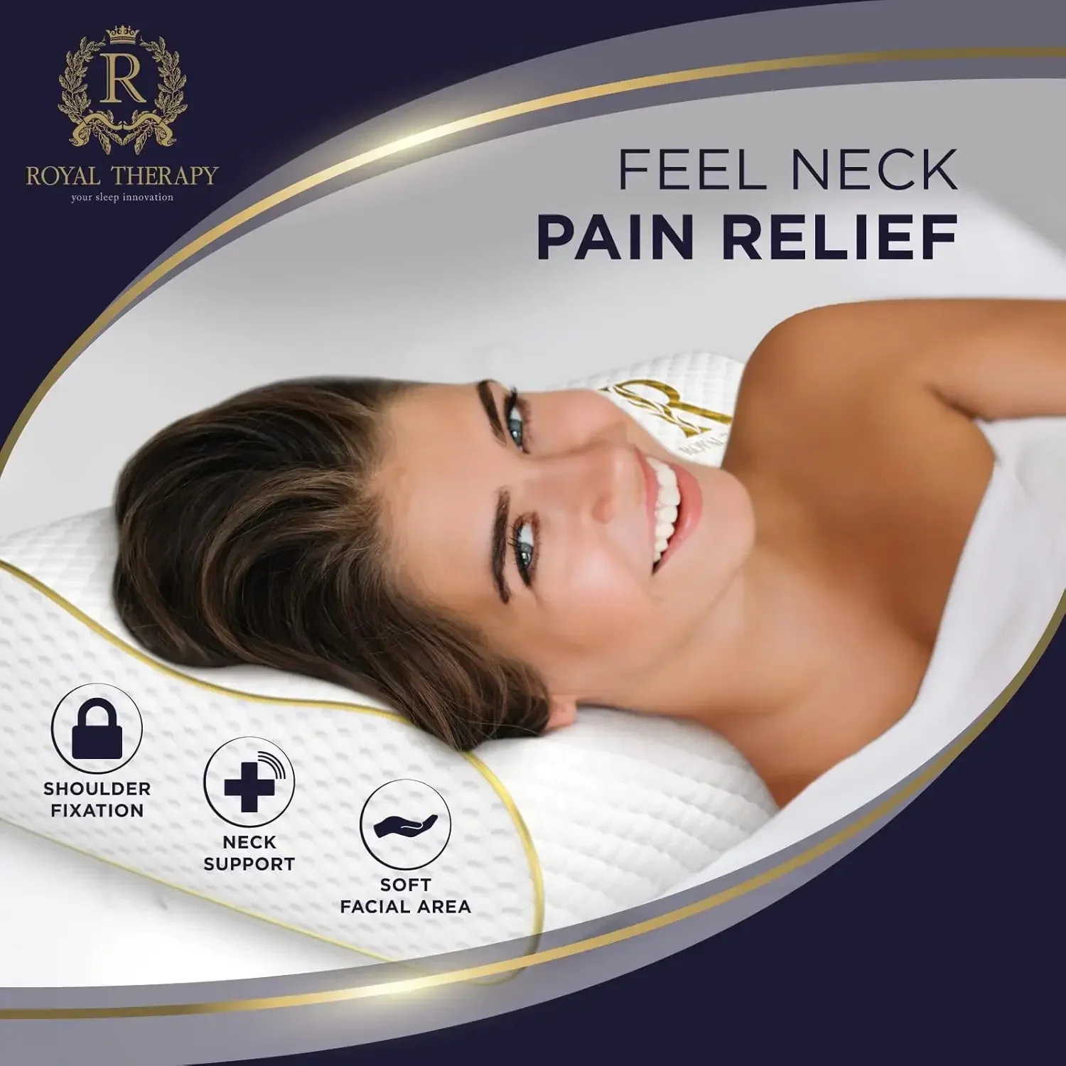 عبوتان من وسائد الميموري فوم ب - مراجعة Memory Foam Orthopedic Pillow Neck Pain وسعره