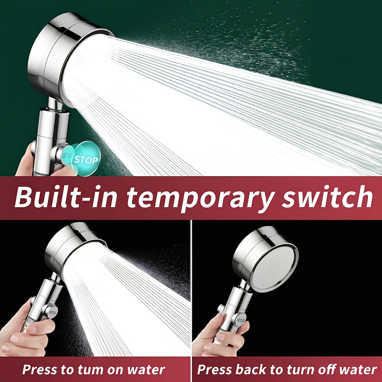 دش يدوي عالي الضغط موفر للمياه - مراجعة High Pressure Shower Head Handheld وسعره