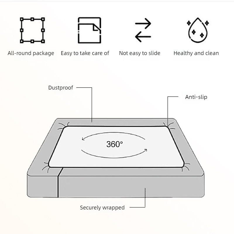 ملاءة سرير جديدة منقوشة من الأ - مراجعة Fitted Bed Sheets Deep Pocket وسعره