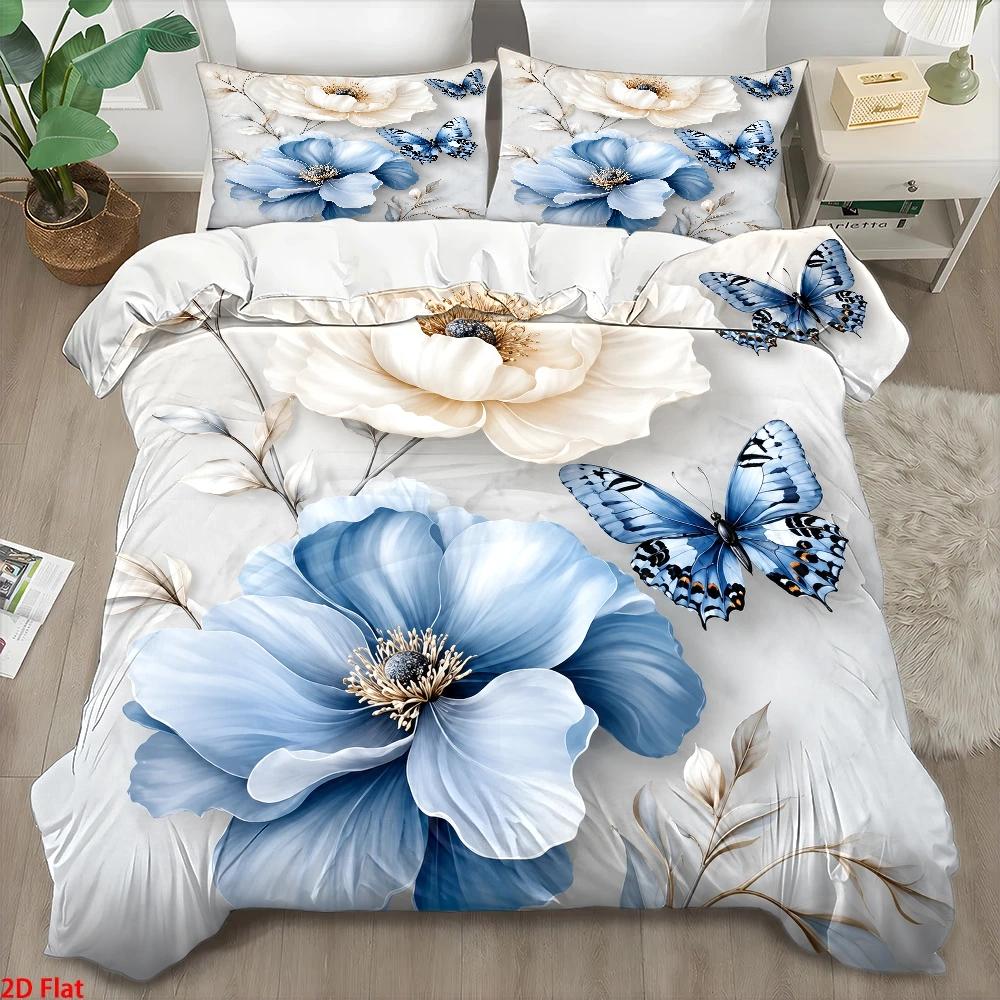 طقم غطاء لحاف من 3 قطع بتصميم  - مراجعة Duvet Cover Sets With Zipper وسعره
