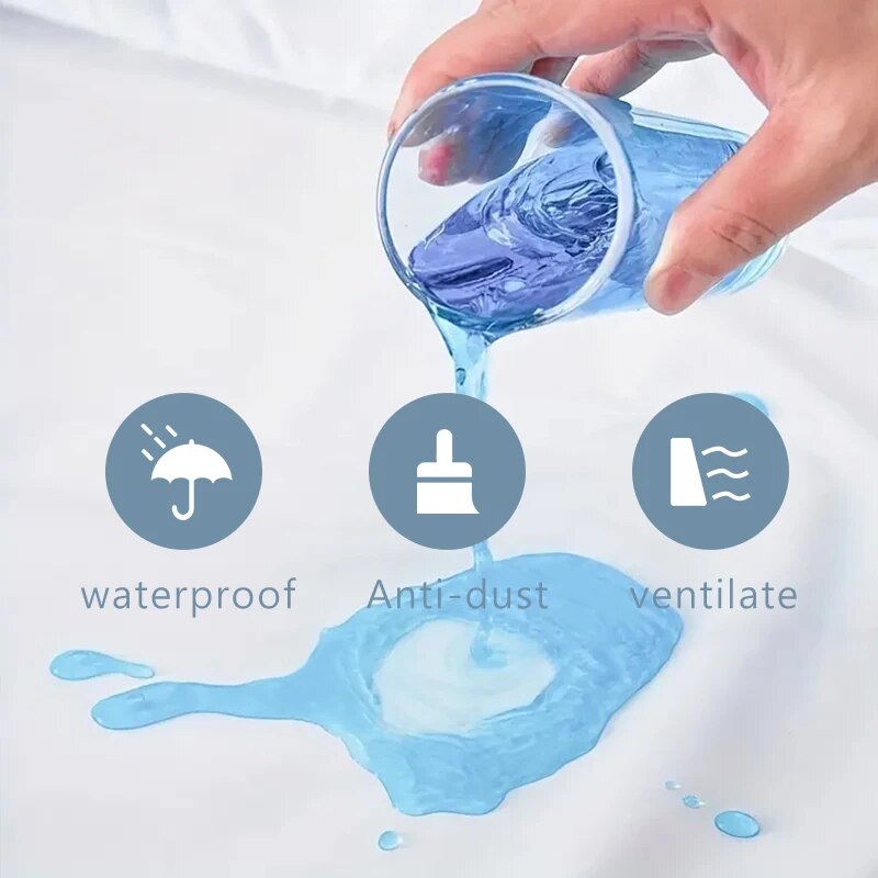واقي مرتبة مقاوم للماء، جزء عل - مراجعة Waterproof Mattress Protector Breathable وسعره