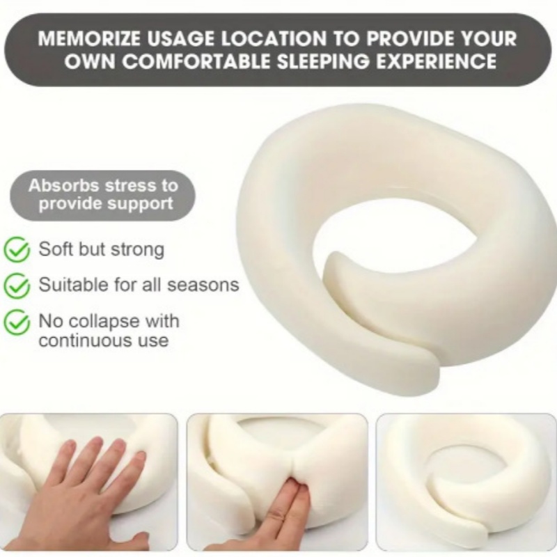 وسادة سفر محمولة على شكل حرف U - مراجعة Anti Snore Contour Pillow وسعره