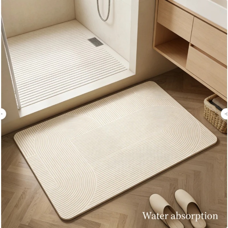سجادة أرضية للحمام من الدياتوم - مراجعة Quick Dry Diatomite Bath Mat وسعره