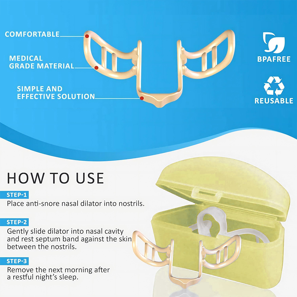 سدادة الشخير موسع الأنف لتقليل - مراجعة Anti Snore Contour Pillow وسعره