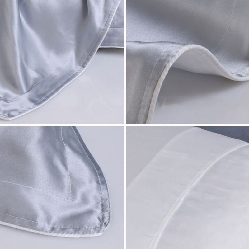 48x74 سنتيمتر المخدة خليط الصل - مراجعة Satin Silk Pillowcase Hair Skin وسعره