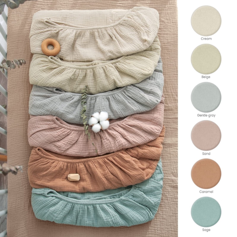 ملاءة سرير لحديثي الولادة ، مل - مراجعة Muslin Cotton Bedspread وسعره