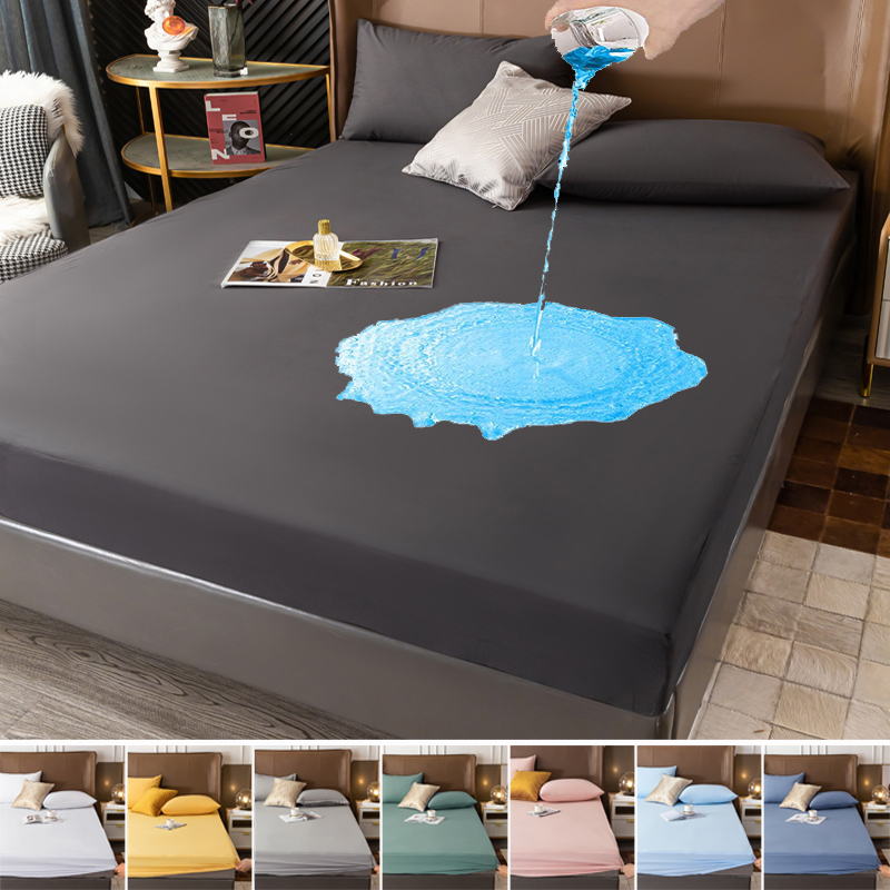 100% أغطية مرتبة مقاومة للماء  - مراجعة Waterproof Mattress Protector Breathable وسعره