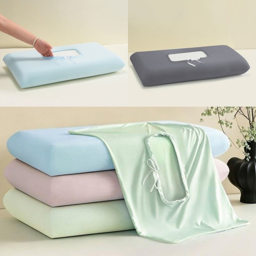 غطاء وسادة جديد من الحرير الصن - مراجعة Satin Silk Pillowcase Hair Skin وسعره
