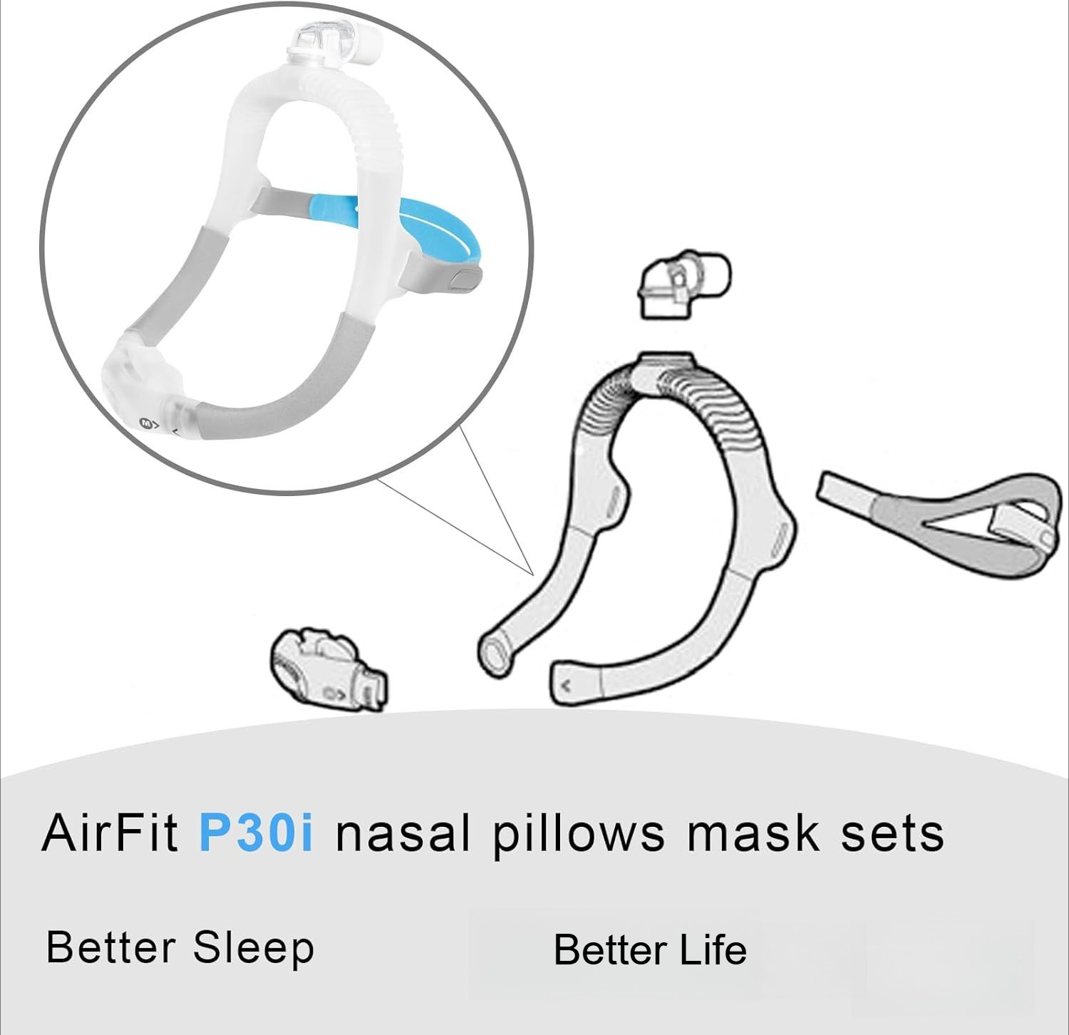 قناع أنفي CPAP من نوع FitAirFi - مراجعة Anti Snore Contour Pillow وسعره