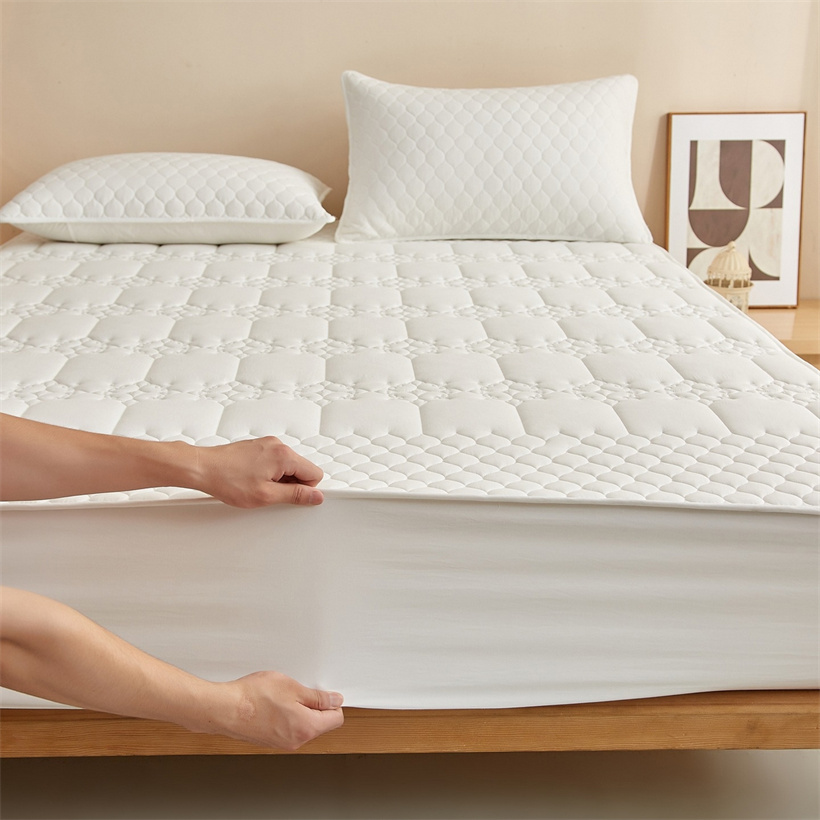 واقي مرتبة مبطن مقاوم للماء، م - مراجعة Fitted Bed Sheets Deep Pocket وسعره