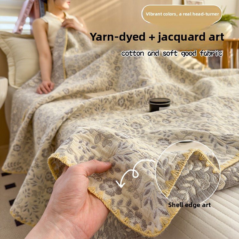 بطانية قطنية 100% من الموسلين، - مراجعة Muslin Cotton Bedspread وسعره