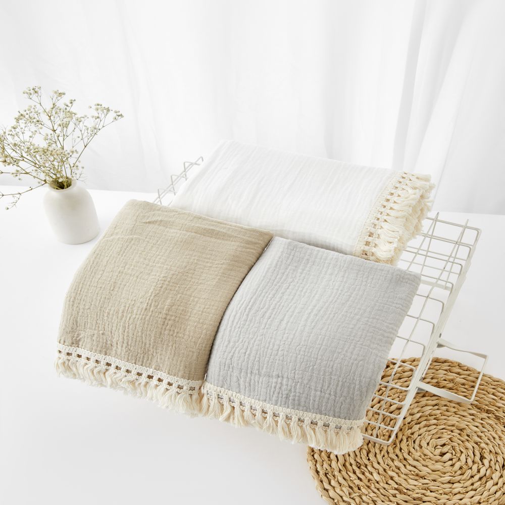 قماط قطني رقيق لحديثي الولادة, - مراجعة Muslin Cotton Bedspread وسعره