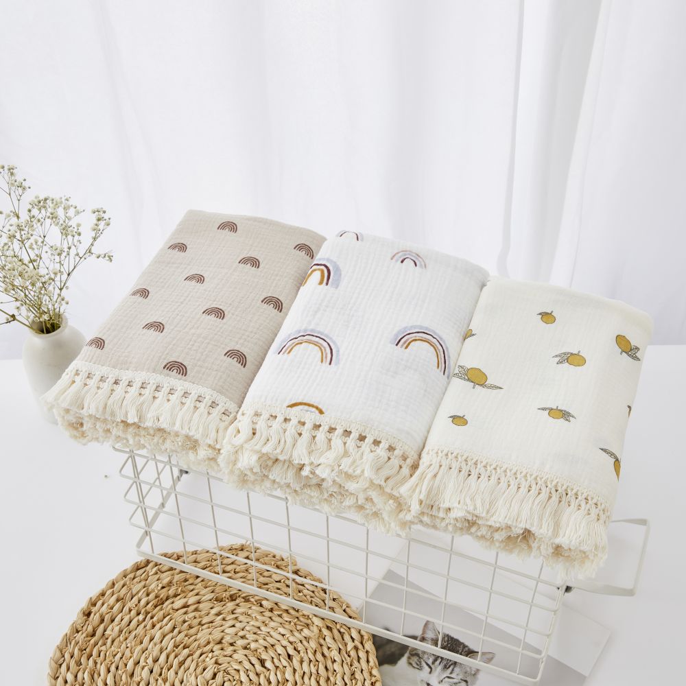قماط قطني رقيق لحديثي الولادة, - مراجعة Muslin Cotton Bedspread وسعره