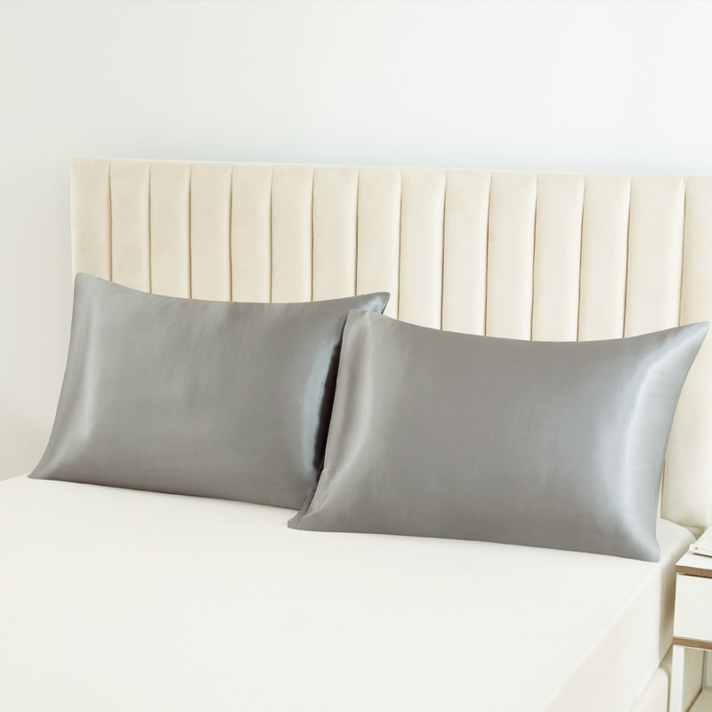 سادة ساتان بلون سادة للشعر وال - مراجعة Satin Silk Pillowcase Hair Skin وسعره