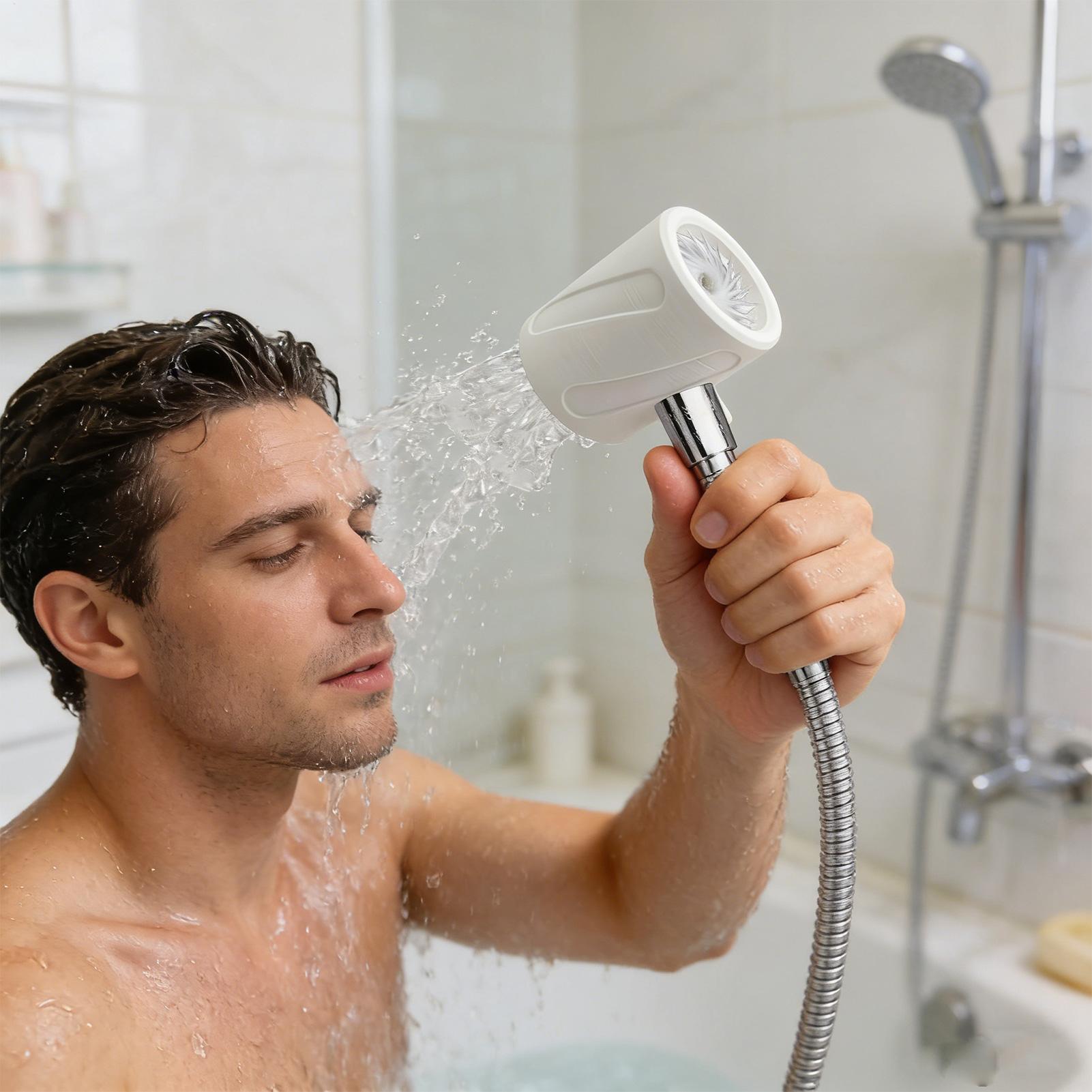 رأس دش للرجال عالي الضغط بفتحا - مراجعة High Pressure Shower Head Handheld وسعره