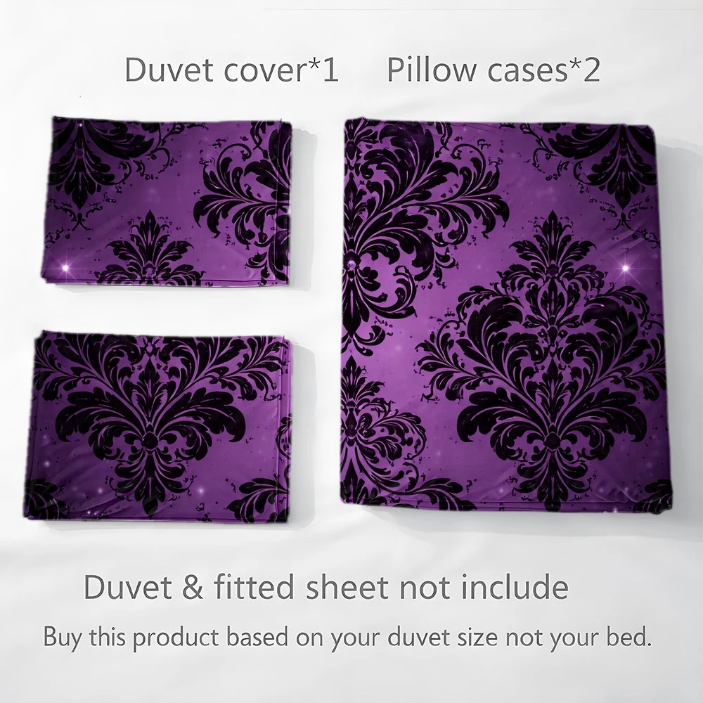 طقم غطاء لحاف فاخر مزخرف بالزه - مراجعة Duvet Cover Sets With Zipper وسعره
