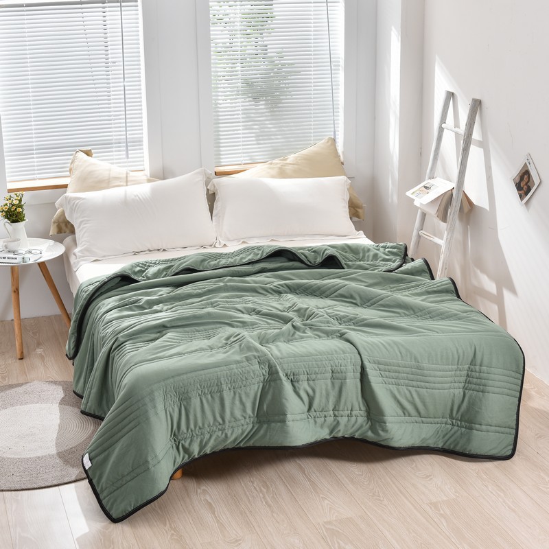 بطانية تبريد صيفية بلون واحد،  - مراجعة Cooling Blanket Hot Sleepers وسعره