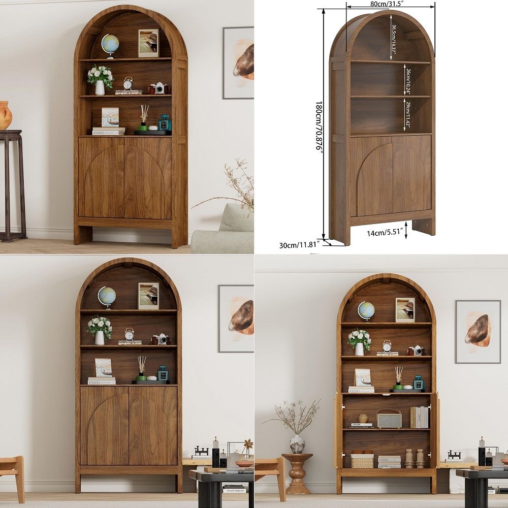 خزانة عرض مقوسة من سنتشري مع أ - مراجعة Storage & Organization وسعره