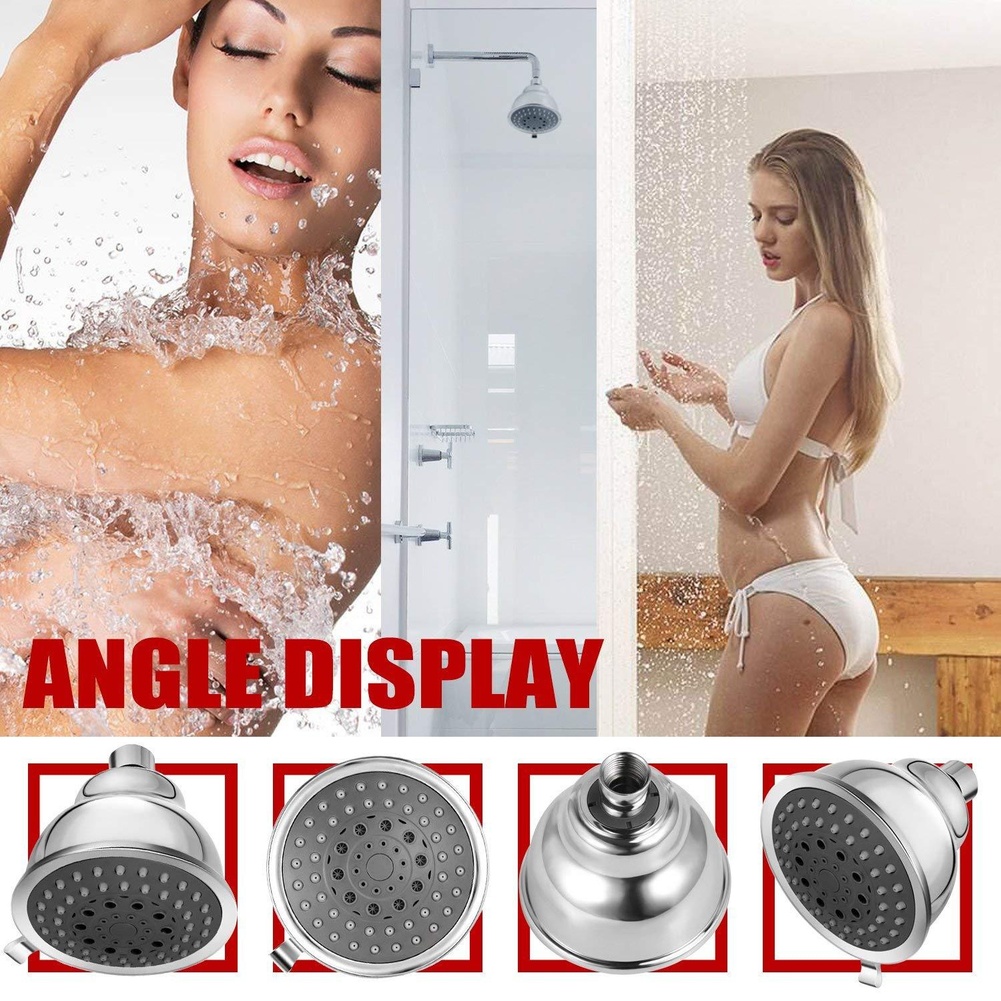 رأس دش حمام قابل للتعديل بـ 5  - مراجعة High Pressure Shower Head Handheld وسعره