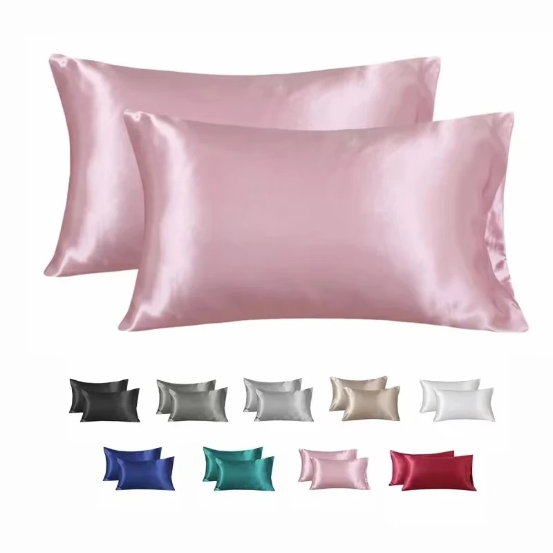 غطاء وسادة من الحرير 100%، غطا - مراجعة Satin Silk Pillowcase Hair Skin وسعره
