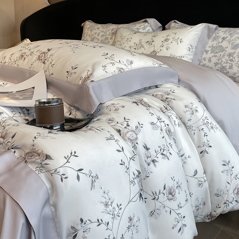 الفاخرة الطباعة الرقمية الزهور - مراجعة Aesthetic Floral Duvet Cover وسعره