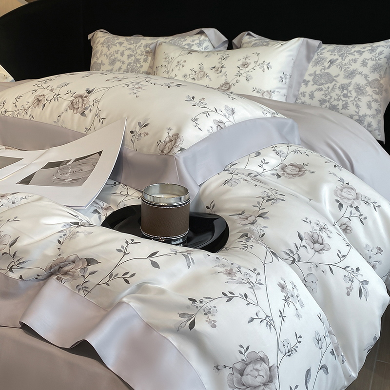 الفاخرة الطباعة الرقمية الزهور - مراجعة Aesthetic Floral Duvet Cover وسعره