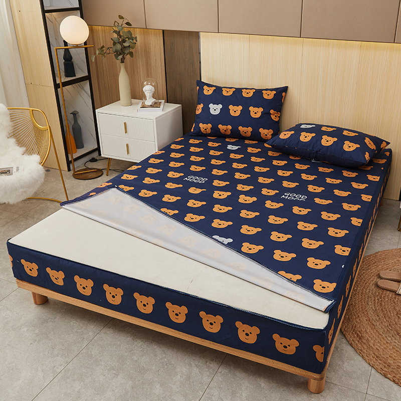غطاء مرتبة مقاوم للماء مع سحاب - مراجعة Waterproof Mattress Protector Breathable وسعره