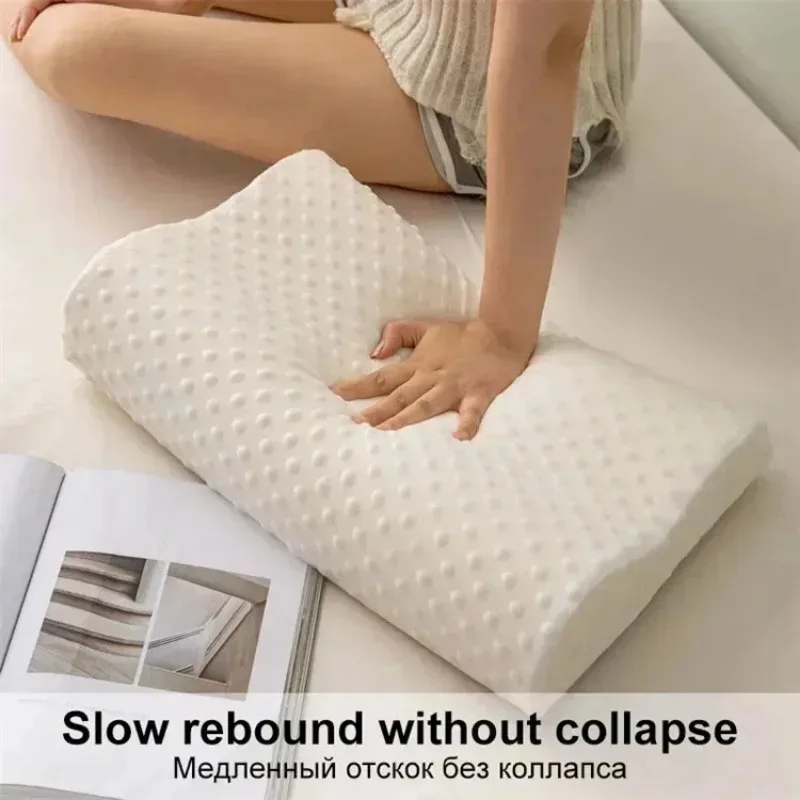 ​ ​ وسادة نوم من إسفنج الذاكرة - مراجعة Memory Foam Orthopedic Pillow Neck Pain وسعره