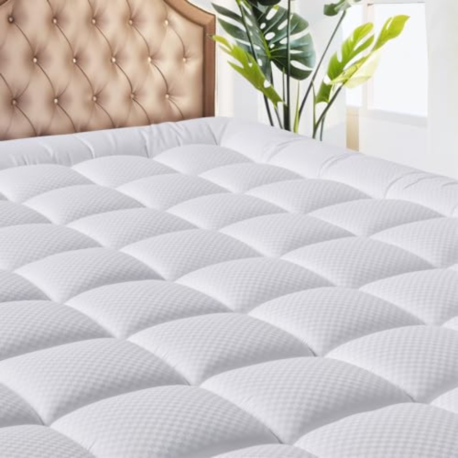 غطاء مرتبة مقاس كبير - غطاء مر - مراجعة Waterproof Mattress Protector Breathable وسعره
