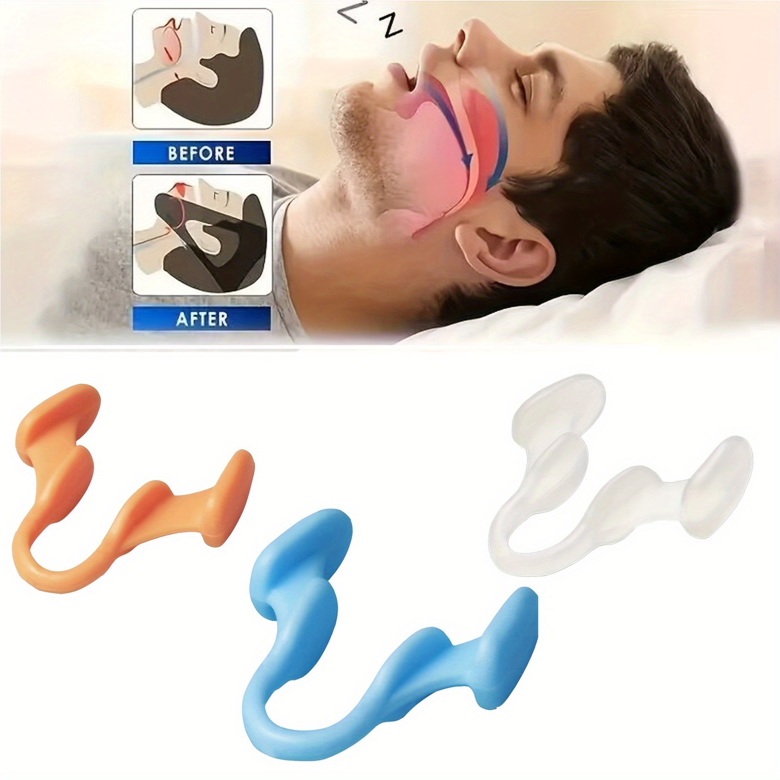 2-10 قطعة سيليكون النوم المعون - مراجعة Anti Snore Contour Pillow وسعره