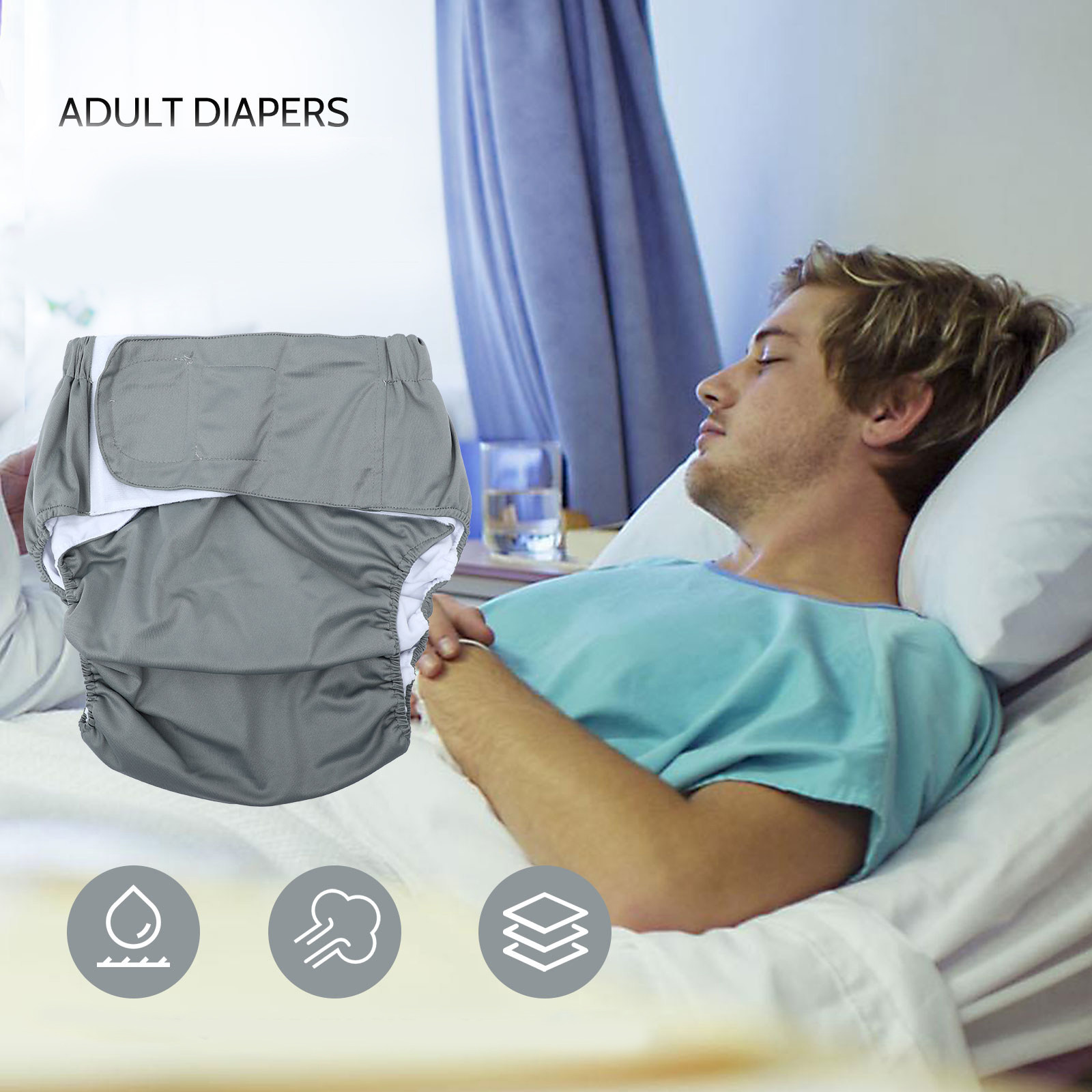 قطعة واحدة من الحفاض القماشي ا - مراجعة Waterproof Mattress Protector Breathable وسعره