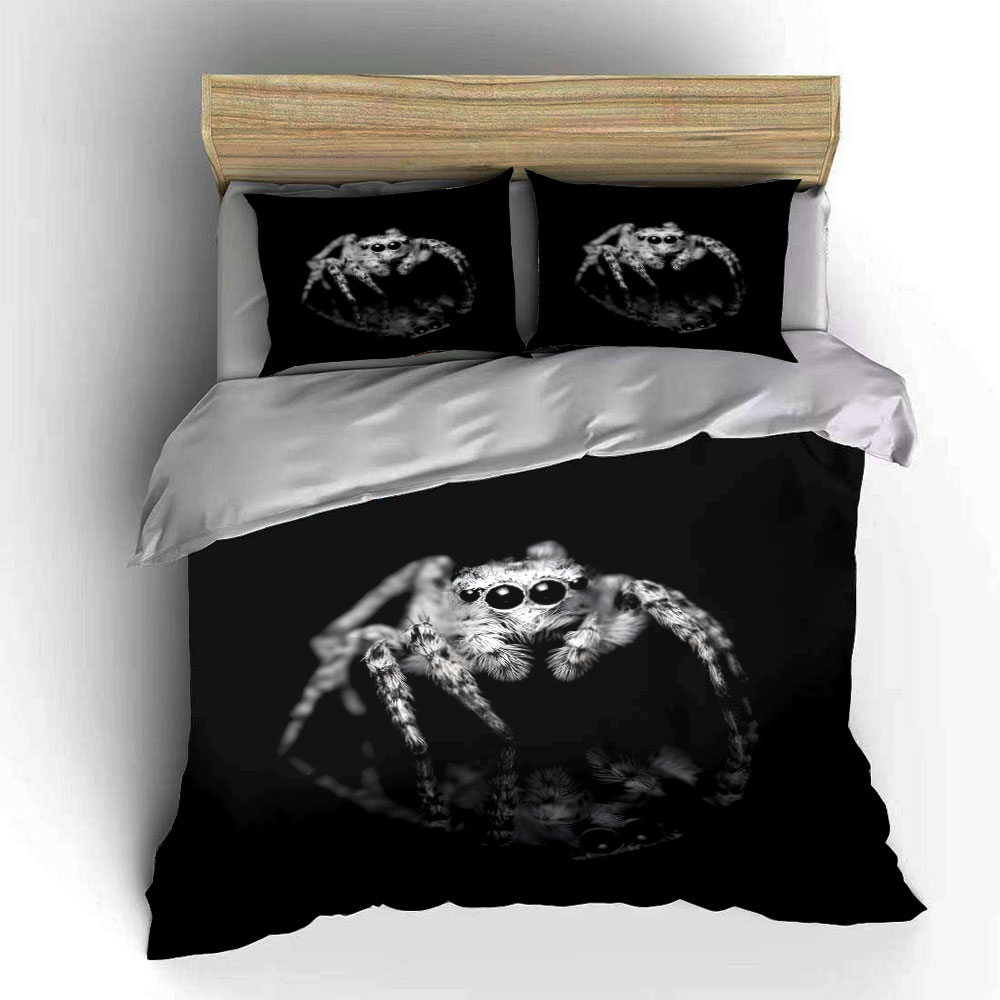طقم غطاء لحاف بنمط العنكبوت ال - مراجعة Duvet Cover Sets With Zipper وسعره